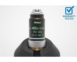 Nikon LWD 40x/0.55 Ph1 ADL Microscope Objective Unit 7