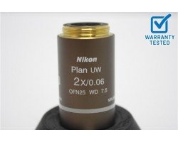 Nikon Plan UW 2x/0.06 Microscope Objective Unit 22