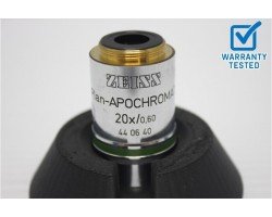 Zeiss Plan-APOCHROMAT 20x/0.60 Ph2 Microscope Objective 44 06 40 Unit 3