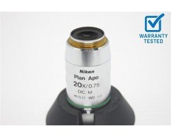 Nikon Plan APO 20x/0.75 DIC M Microscope Objective Unit 6