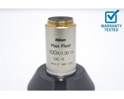 Nikon Plan Fluor 100x/1.30 Oil DIC H Microscope Objective Unit 4