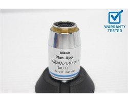 Nikon Plan Apo 60xA/1.40 Oil DIC H Microscope Objective Unit 3