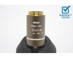 Nikon Plan UW 2x/0.06 Microscope Objective Unit 23