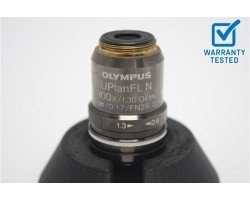 Olympus UPlanFL N 100x/1.30 Oil Iris Microscope Objective Unit 10