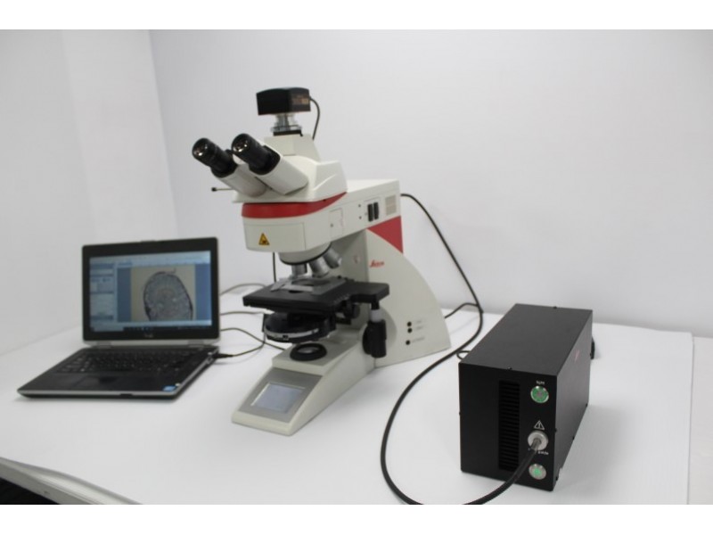 Leica DM4 B Fluorescence LED Microscope - AV