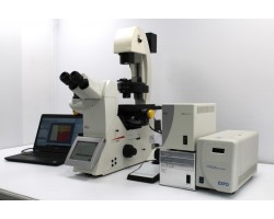 Leica DMi8 Inverted Fluorescence IMC Microscope with motorized XY stage (New Filters)