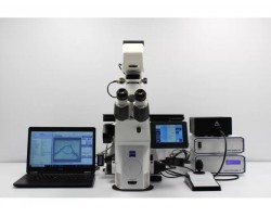 Zeiss AXIO Observer 7 Inverted LED Fluorescence Motorized XY Definite Focus 3 Microscope (New Filters)